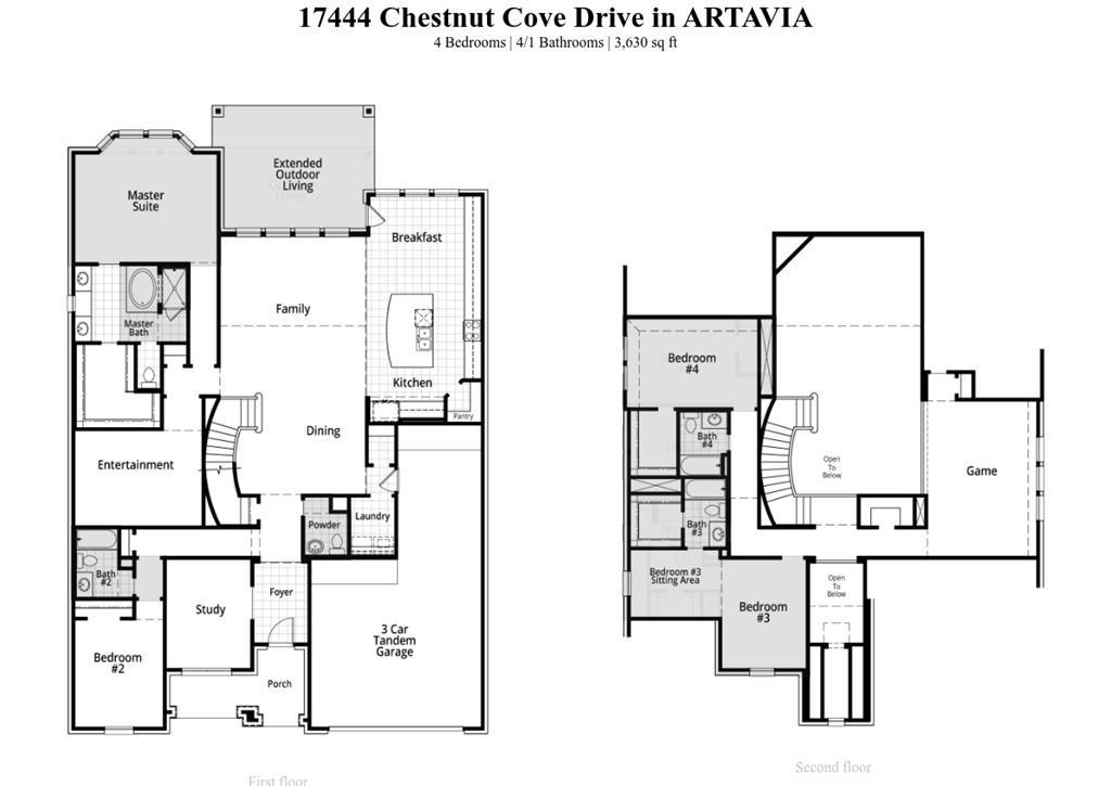 Floor Plan - If you have additional questions regarding 17444 Chestnut Cove Drive  in Conroe or would like to tour the property with us call 800-660-1022 and reference MLS# 31603065.