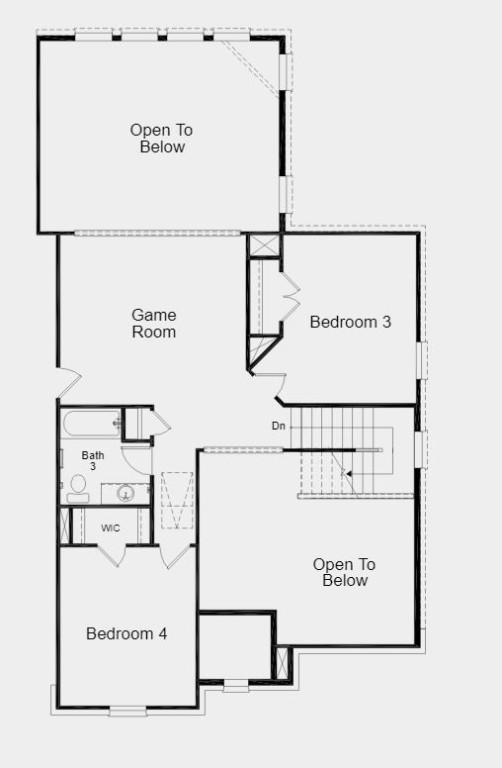 The Amber Upper Level Floorplan - If you have additional questions regarding 8213 Donnie Junction Way  in Austin or would like to tour the property with us call 800-660-1022 and reference MLS# 5643429.