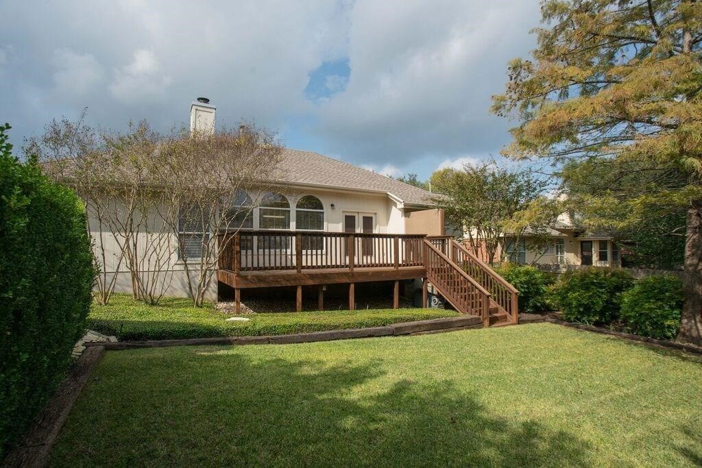 Enjoy the outdoors from the beautiful deck - If you have additional questions regarding 9119 Edwardson Lane  in Austin or would like to tour the property with us call 800-660-1022 and reference MLS# 6427903.