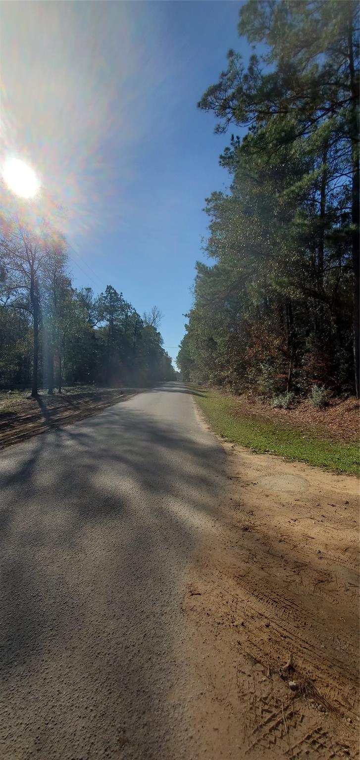 Driveway to property to the right. Looking down the street to the main road - If you have additional questions regarding 14840 Kyle Lane  in Conroe or would like to tour the property with us call 800-660-1022 and reference MLS# 54506033.