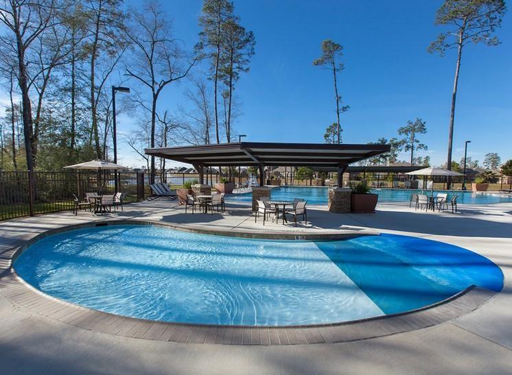 Enjoy this luxurious pool, perfect for a hot summer day full of relaxation. - If you have additional questions regarding 32042 August Woods Way  in Conroe or would like to tour the property with us call 800-660-1022 and reference MLS# 66308015.