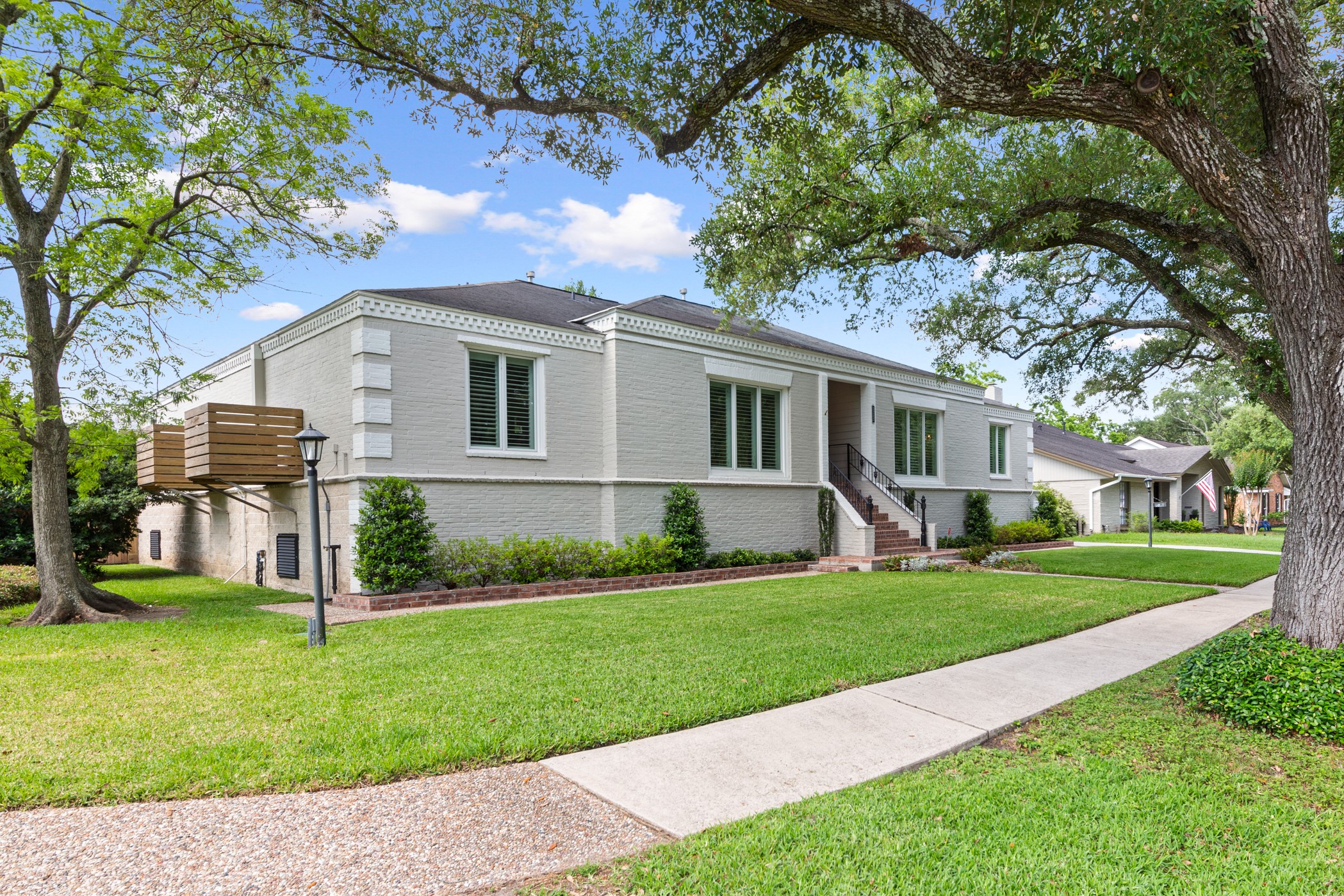 Ease your flooding concerns with raised home.  Home was raised approx. 6 ft after Harvey - If you have additional questions regarding 5207 Braesvalley Drive  in Houston or would like to tour the property with us call 800-660-1022 and reference MLS# 44144550.