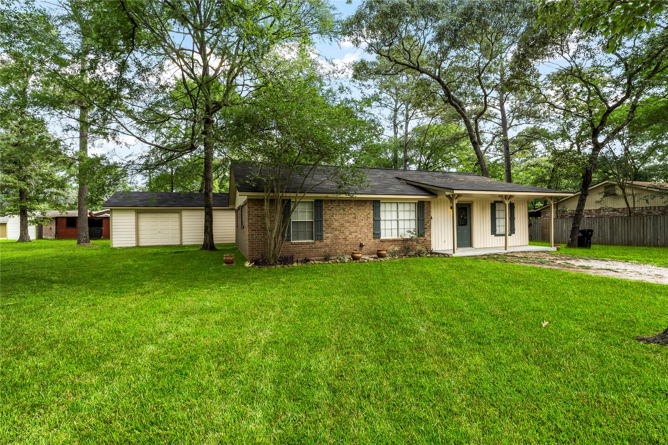 Home sits on 2 lots, Approx 29,560 sq ft total. - If you have additional questions regarding 16306 Walnut Springs Lane  in Magnolia or would like to tour the property with us call 800-660-1022 and reference MLS# 53533306.