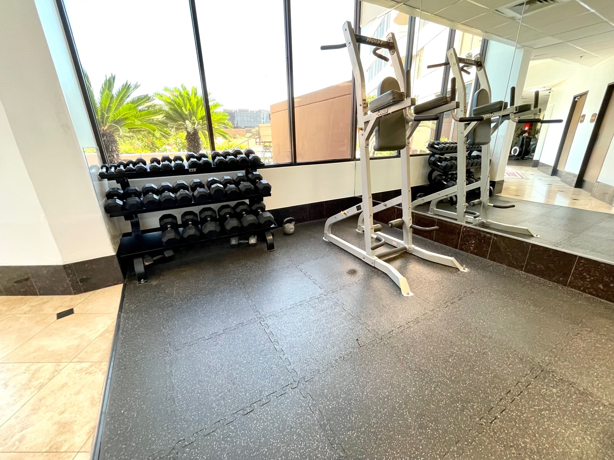 Your free weights area includes a pull up station and dumbbell rack with a pool view! - If you have additional questions regarding 3525 Sage Road  in Houston or would like to tour the property with us call 800-660-1022 and reference MLS# 79115123.