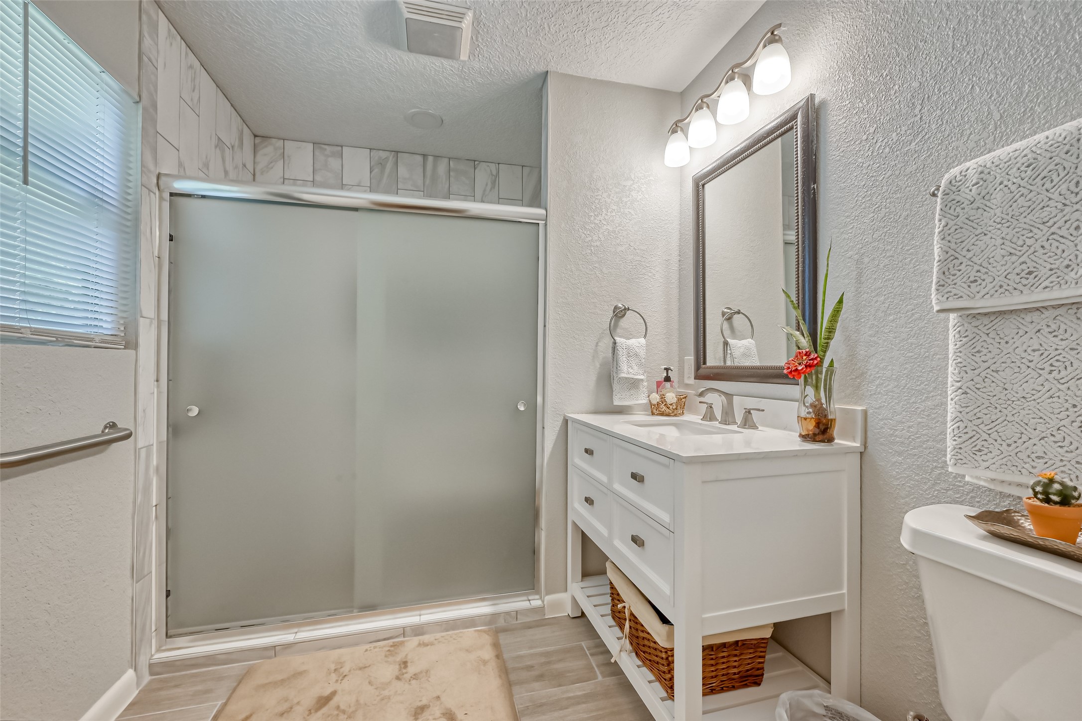 Downstairs full bath - If you have additional questions regarding 14339 Duncannon Drive  in Houston or would like to tour the property with us call 800-660-1022 and reference MLS# 15964608.