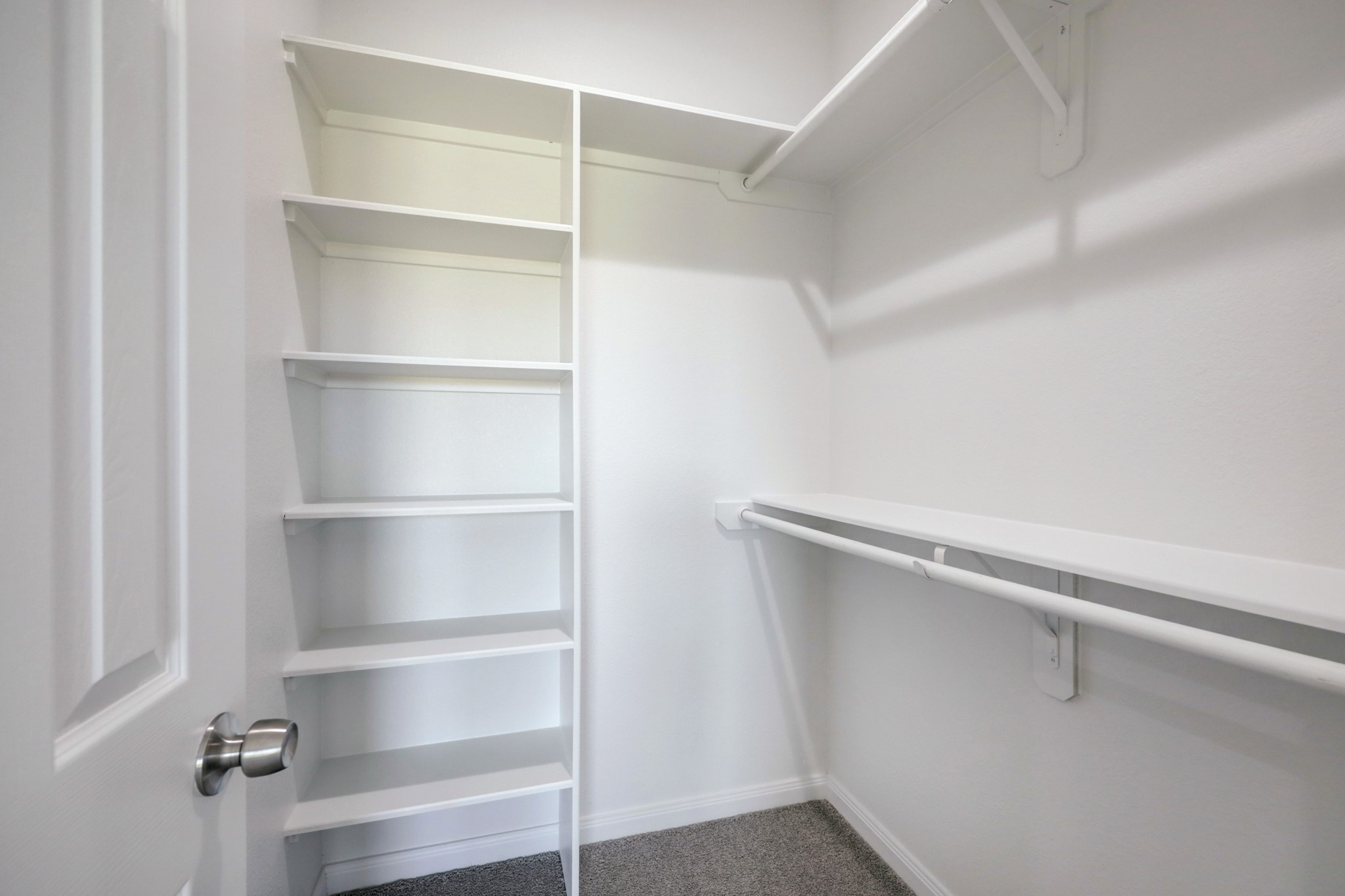 Secondary walk-in closet space. Pictures are of the model home. - If you have additional questions regarding 8106 James Franklin Street  in Houston or would like to tour the property with us call 800-660-1022 and reference MLS# 70741946.