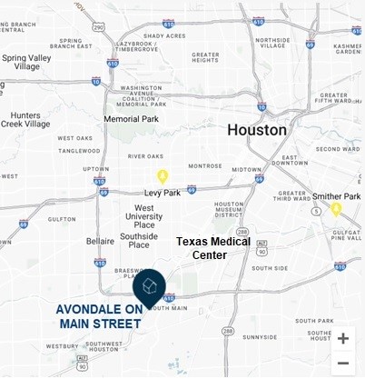 Avondale on Main Street is located within close proximity to major highways making commuting a breeze. - If you have additional questions regarding 10503 Marston Vineyard Drive  in Houston or would like to tour the property with us call 800-660-1022 and reference MLS# 85739922.