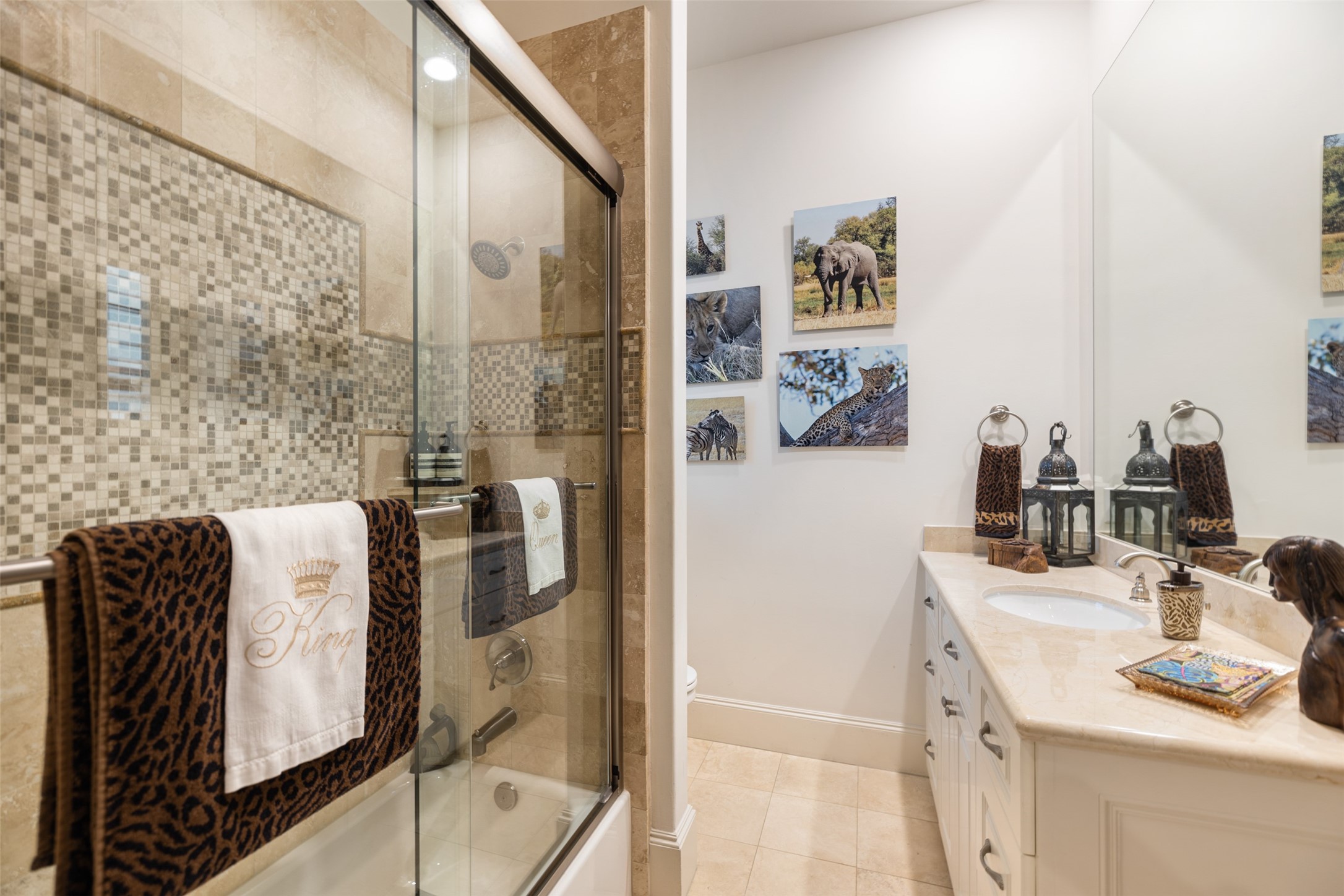 Enjoy limestone finishes and a large tub/shower in the third-floor secondary bathroom - If you have additional questions regarding 5318 Paseo Caceres Drive  in Houston or would like to tour the property with us call 800-660-1022 and reference MLS# 10217676.