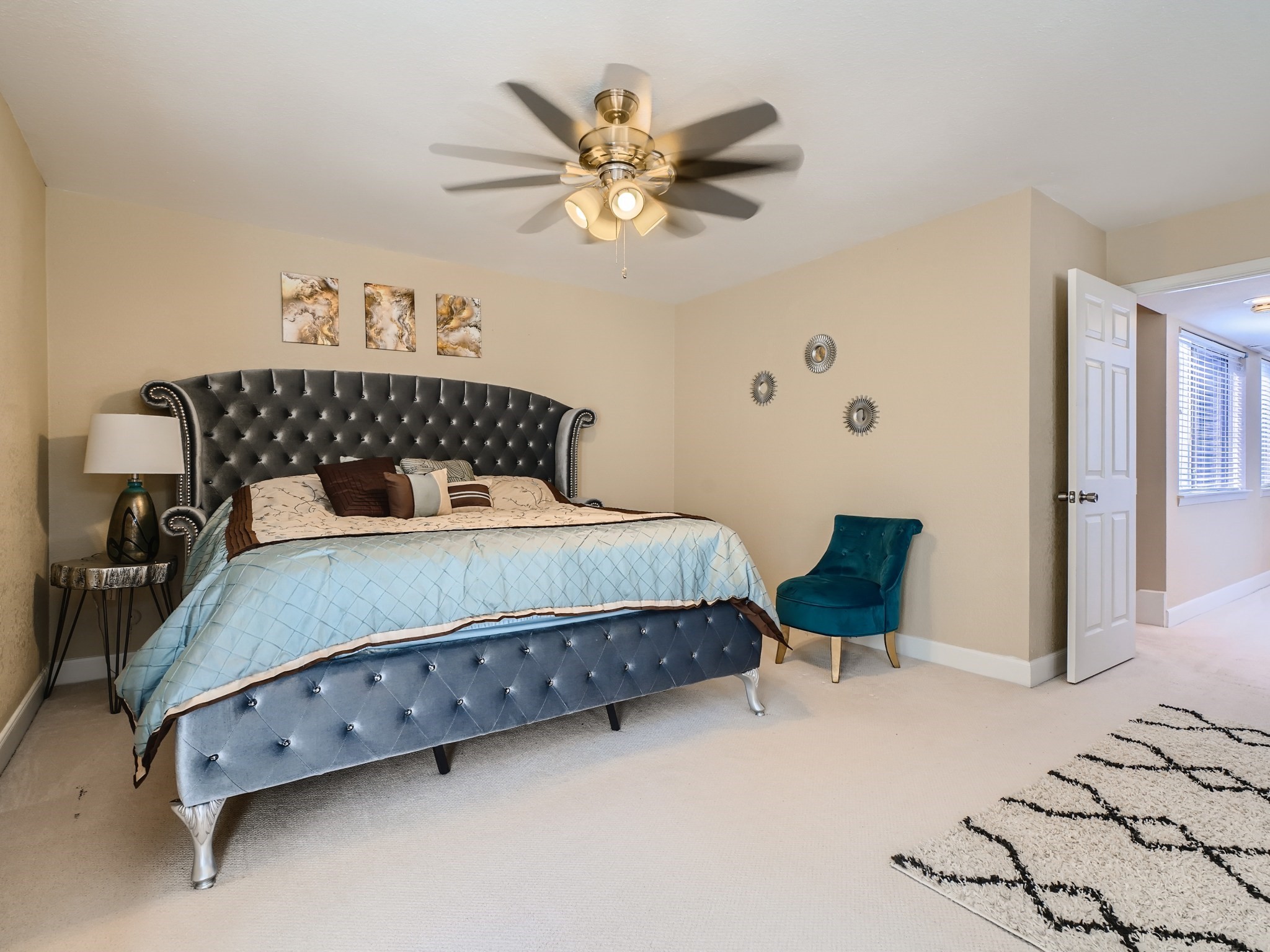 Upper Primary Bedroom - If you have additional questions regarding 1347 Chardonnay Drive  in Houston or would like to tour the property with us call 800-660-1022 and reference MLS# 46794948.