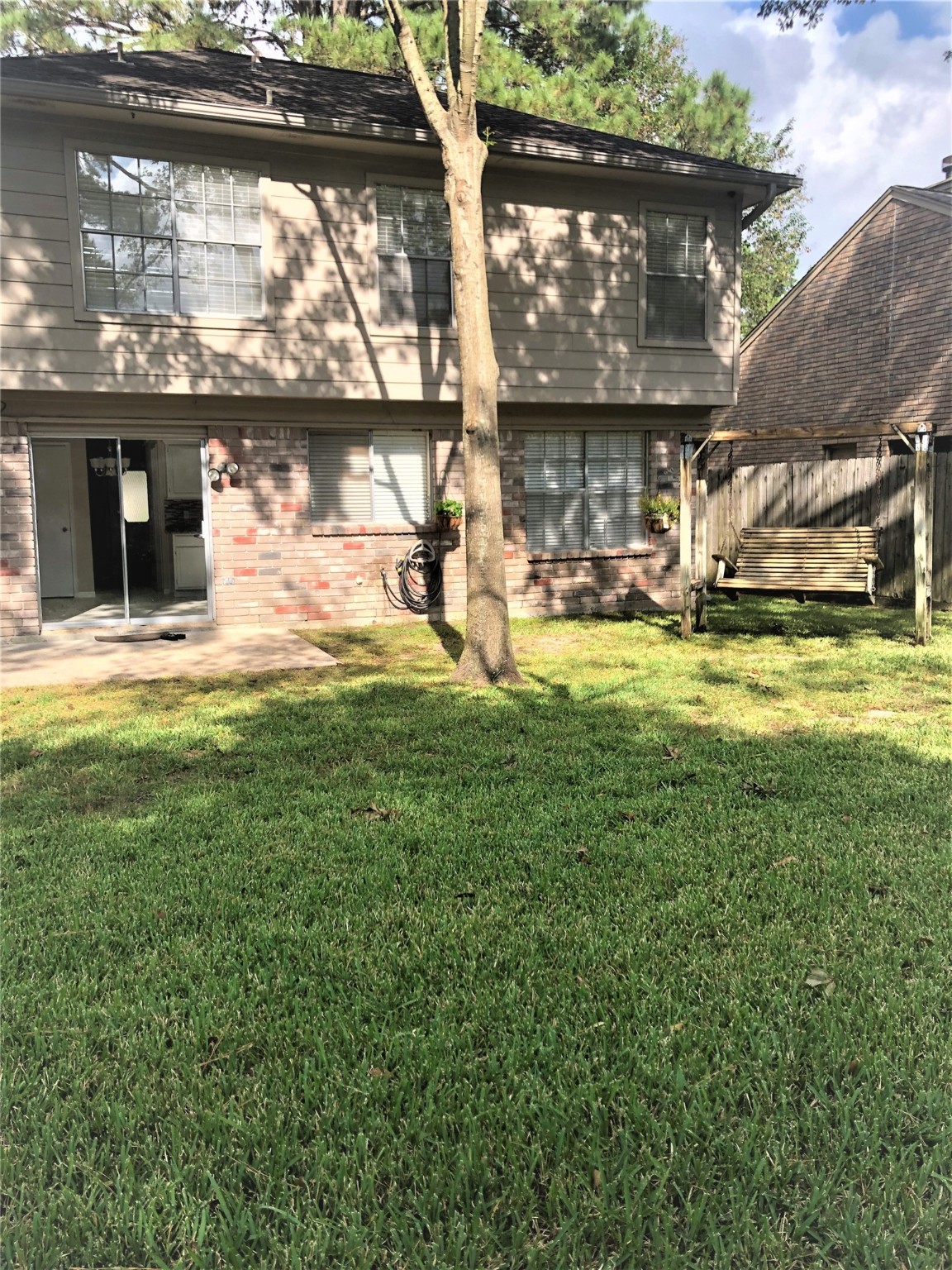 WOODEN SWING FOR A RELAXING FALL EVENING - If you have additional questions regarding 17315 Colony Creek Drive  in Spring or would like to tour the property with us call 800-660-1022 and reference MLS# 32502190.