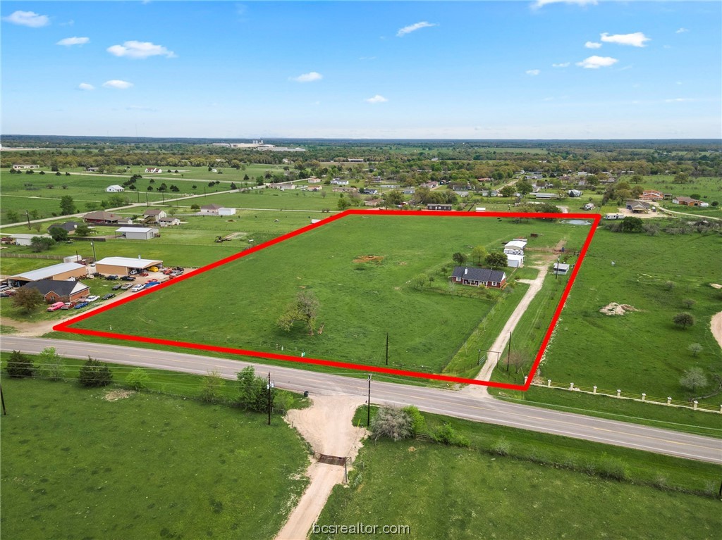 10 Acre Tract. Red lines are approximate. - If you have additional questions regarding 7107 S FM 2038  in Bryan or would like to tour the property with us call 800-660-1022 and reference MLS# 23002515.
