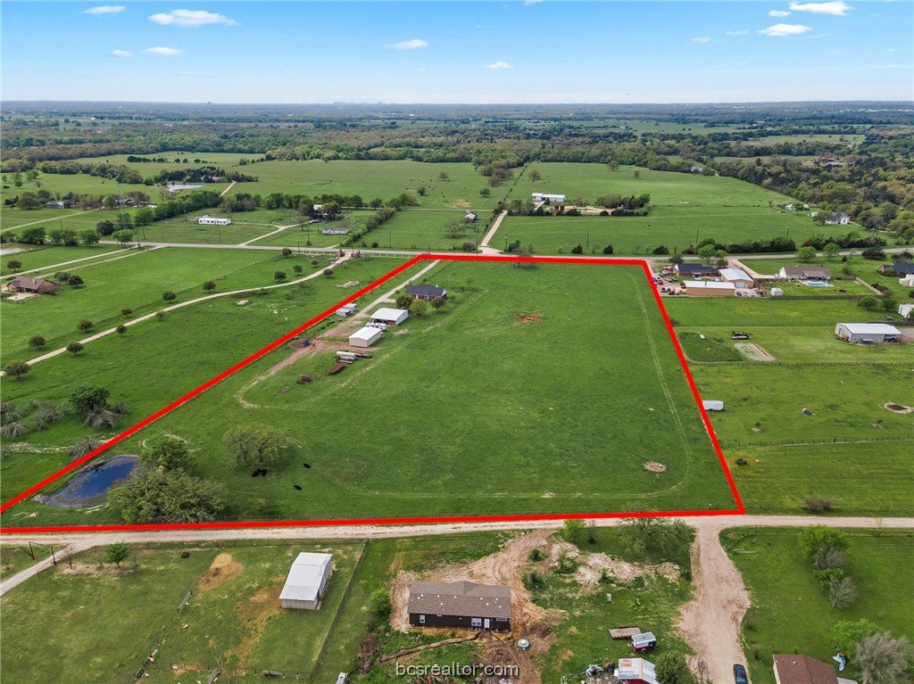 10 Acre Tract. Red lines are approximate. - If you have additional questions regarding 7107 S FM 2038  in Bryan or would like to tour the property with us call 800-660-1022 and reference MLS# 23002515.