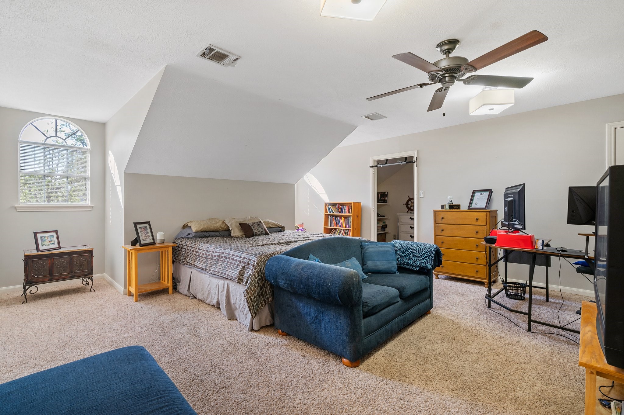 Upstairs bedroom large enough for additional seating and home office. Perfect for so many uses. - If you have additional questions regarding 190 Park Way  in Montgomery or would like to tour the property with us call 800-660-1022 and reference MLS# 70087213.