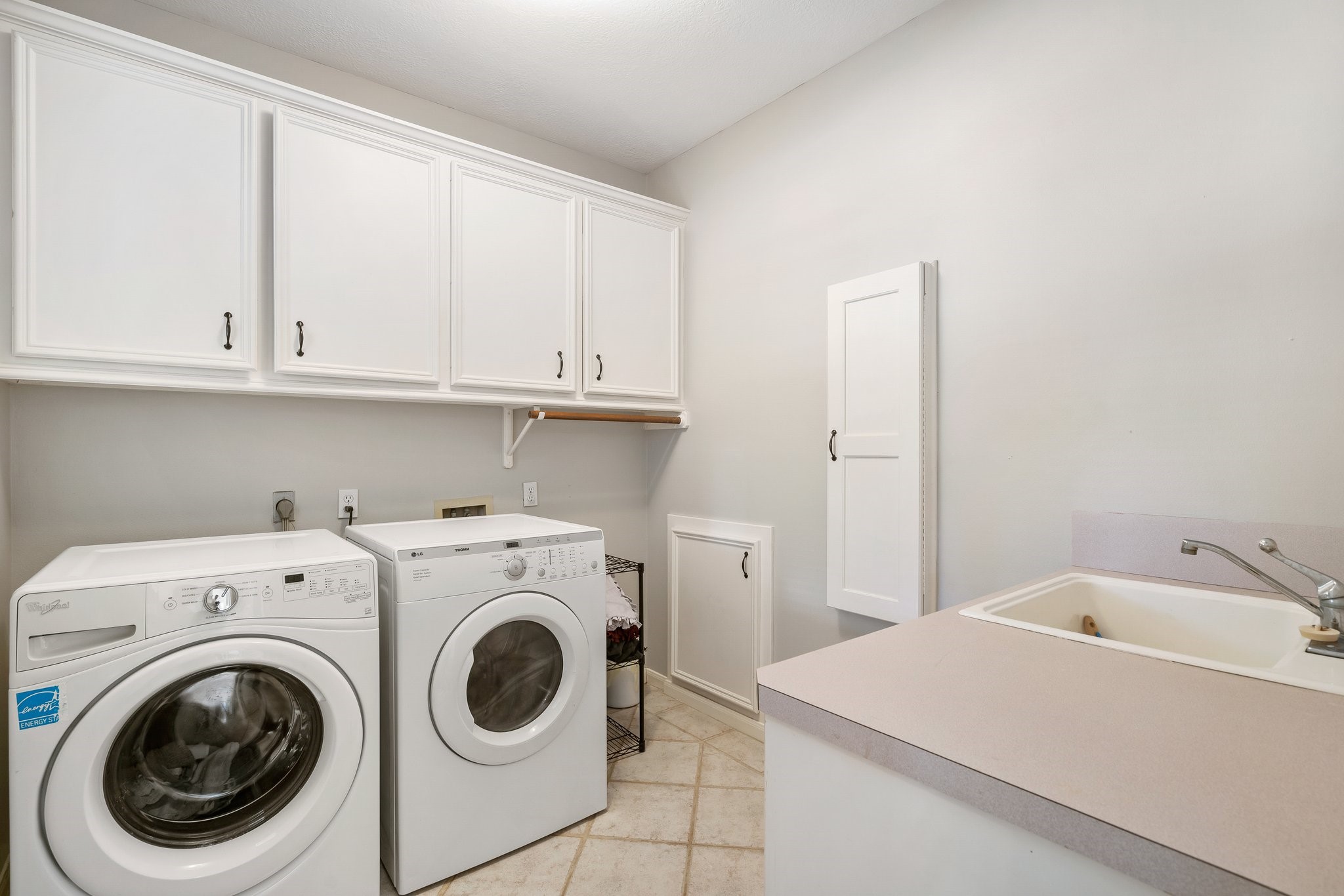 Large laundry room with utility sink - If you have additional questions regarding 190 Park Way  in Montgomery or would like to tour the property with us call 800-660-1022 and reference MLS# 70087213.