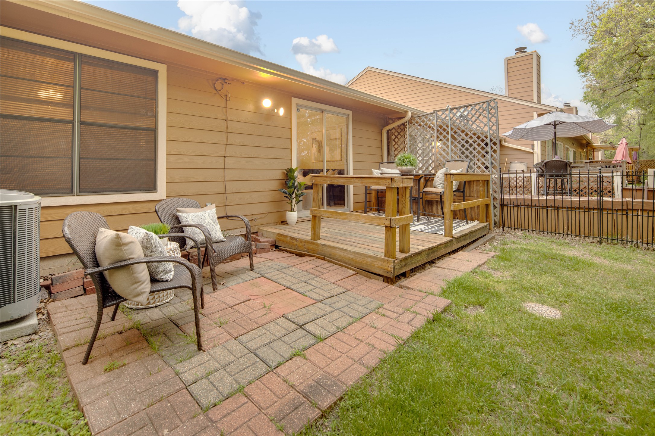 Entertain outdoors - If you have additional questions regarding 2835 Oakside Drive  in Bryan or would like to tour the property with us call 800-660-1022 and reference MLS# 38572652.