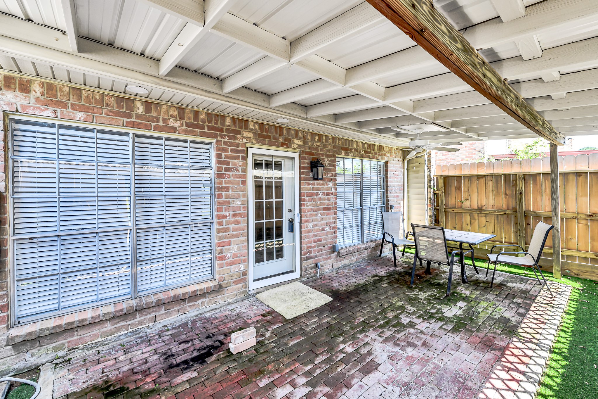 Covered back patio - If you have additional questions regarding 4719 Indian Trail  in Baytown or would like to tour the property with us call 800-660-1022 and reference MLS# 84015144.