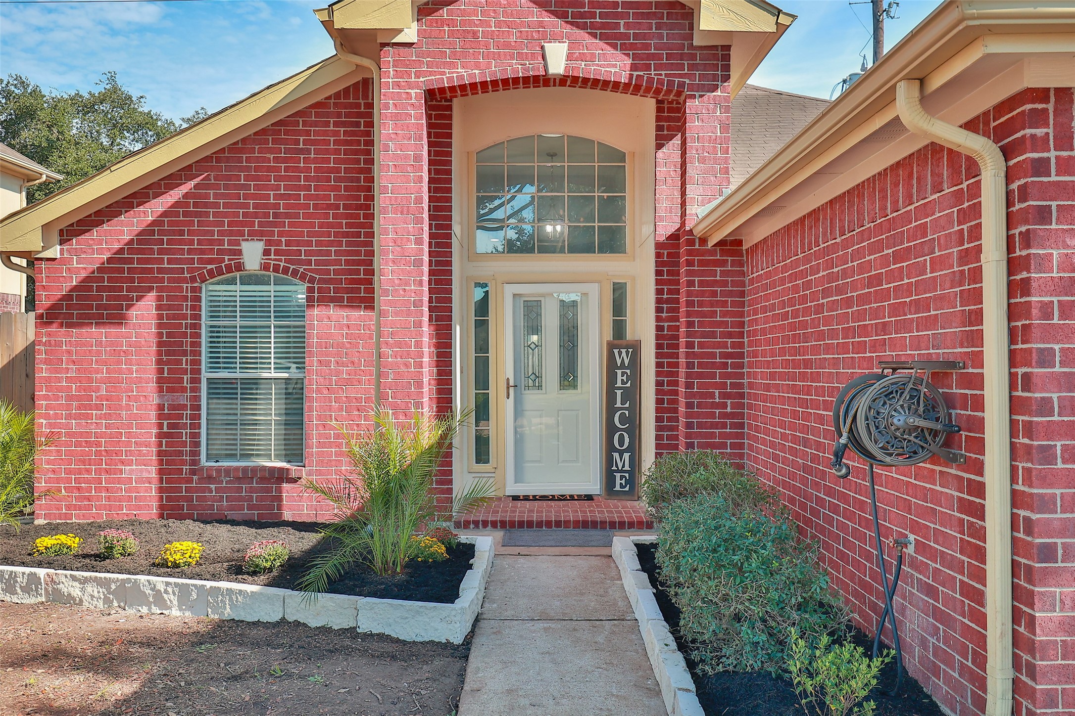Close up focus to the front door of your new home! - If you have additional questions regarding 3416 Jan Court  in Katy or would like to tour the property with us call 800-660-1022 and reference MLS# 21373461.