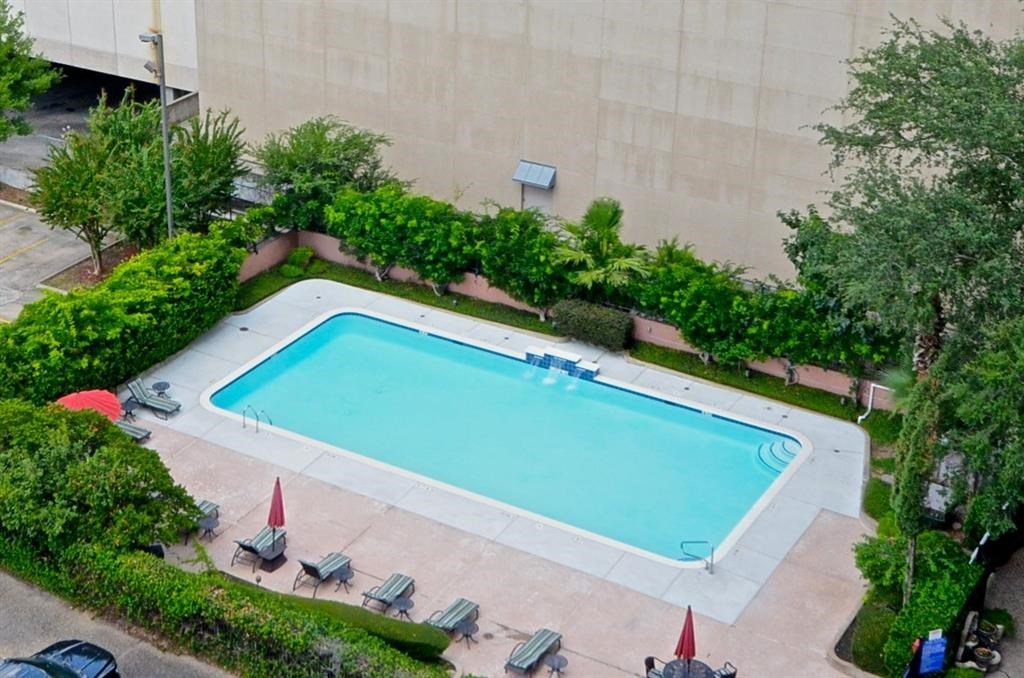 Serene pool with lush landscaping all around and outdoor kitchen and grill for all residents. - If you have additional questions regarding 5150 Hidalgo Street  in Houston or would like to tour the property with us call 800-660-1022 and reference MLS# 38943512.