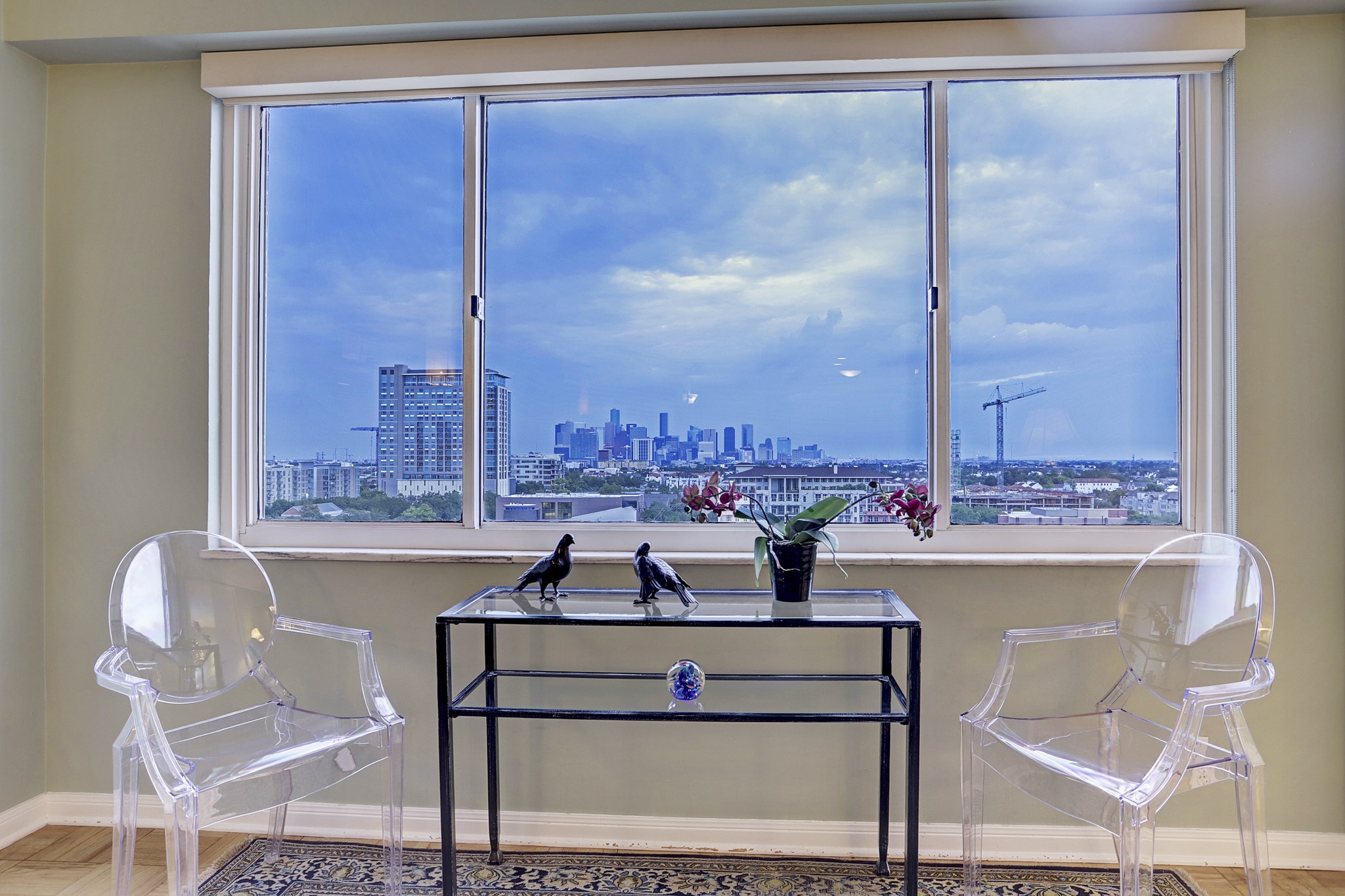 Welcome to this jewel box in the sky!  This view of downtown greets you from the moment you enter your front door past the dining bar and living room! - If you have additional questions regarding 1400 Hermann Drive  in Houston or would like to tour the property with us call 800-660-1022 and reference MLS# 12717209.