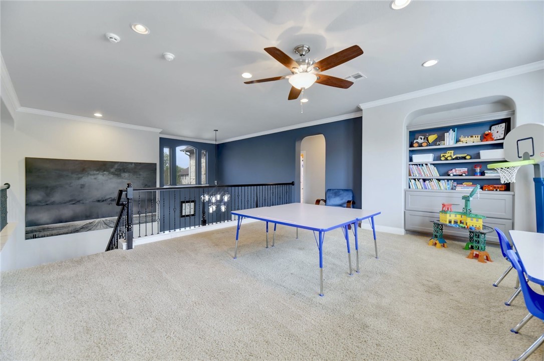 Built-in shelving and drawers give you space for board games, books and video games - If you have additional questions regarding 7533 Harlow Drive  in Austin or would like to tour the property with us call 800-660-1022 and reference MLS# 3152567.