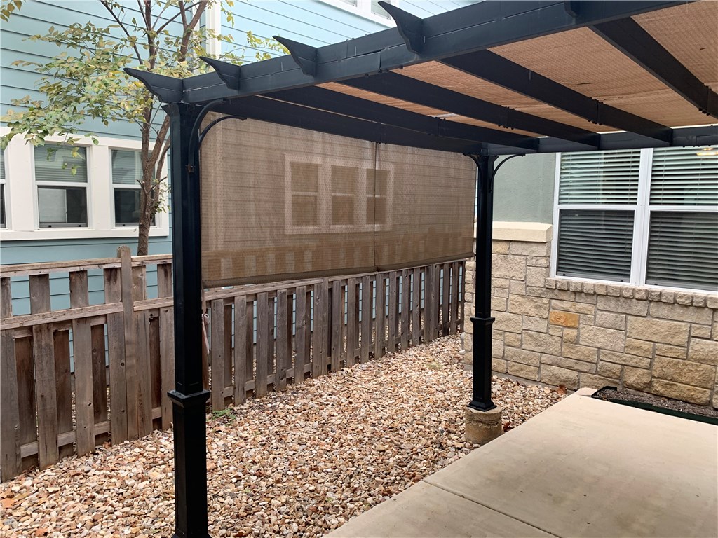 Spacious patio with covered gazebo - If you have additional questions regarding 3900 Hermalinda Street  in Austin or would like to tour the property with us call 800-660-1022 and reference MLS# 7073574.