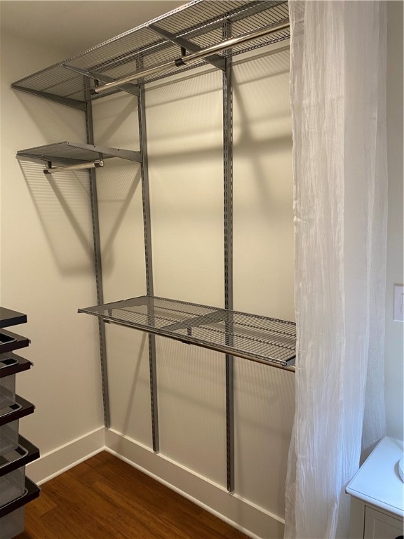 Elfa closet shelving and hanging space. - If you have additional questions regarding 1212 Castle Hill Street  in Austin or would like to tour the property with us call 800-660-1022 and reference MLS# 8071912.
